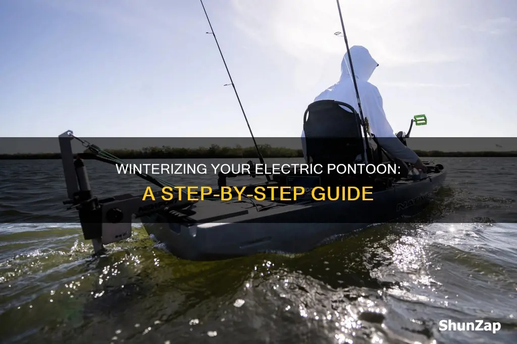 how to winterize an electric pontoon boat
