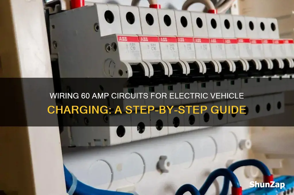 how to wire 60 amp for electric cars