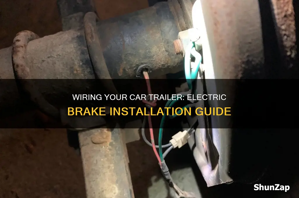 how to wire a car trailer with electric brakes