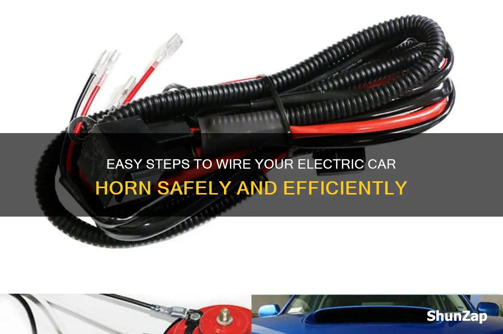 how to wire an electric car horn