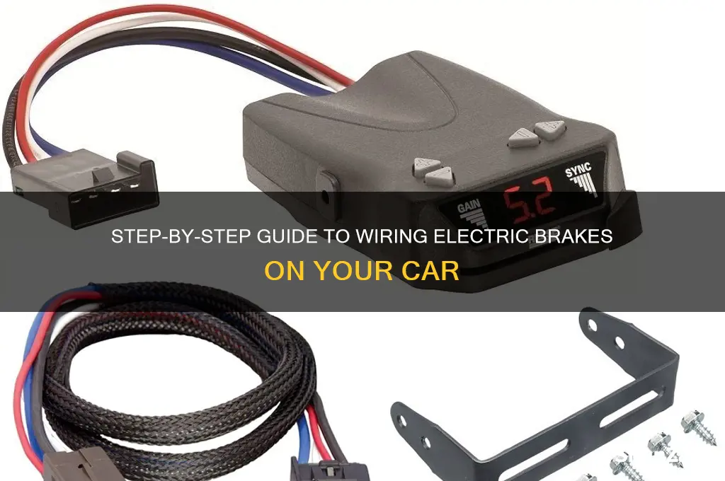 how to wire electric brakes on car