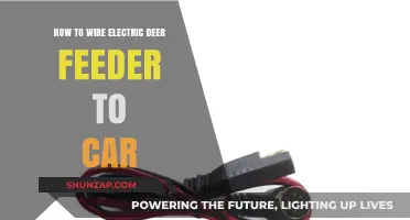 Wiring Your Electric Deer Feeder to a Car: A Step-by-Step Guide