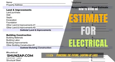 Electrical Estimates: Mastering the Art of Wording