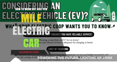 Calculate Your Electric Car's Cost Per Mile: A Simple Guide