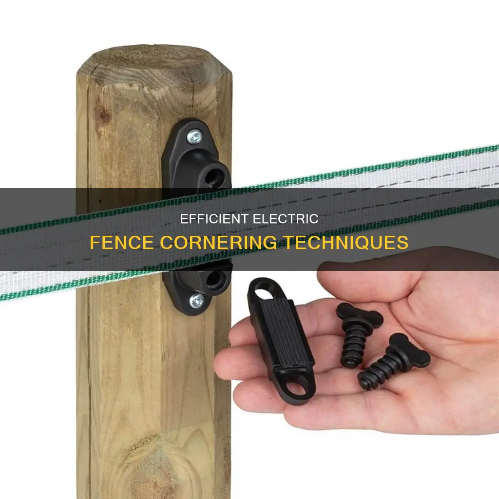 how to wrap electric fence on corners
