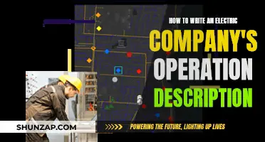 Crafting an Electric Company's Operations: A Guide to Writing
