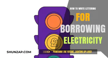 Electricity Borrowing: A Guide to Lettering and Etiquette