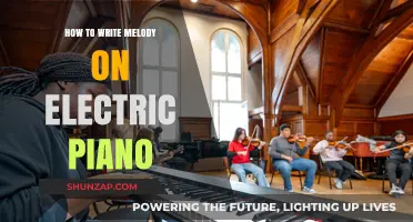 Creating Melodies on Electric Piano: A Beginner's Guide