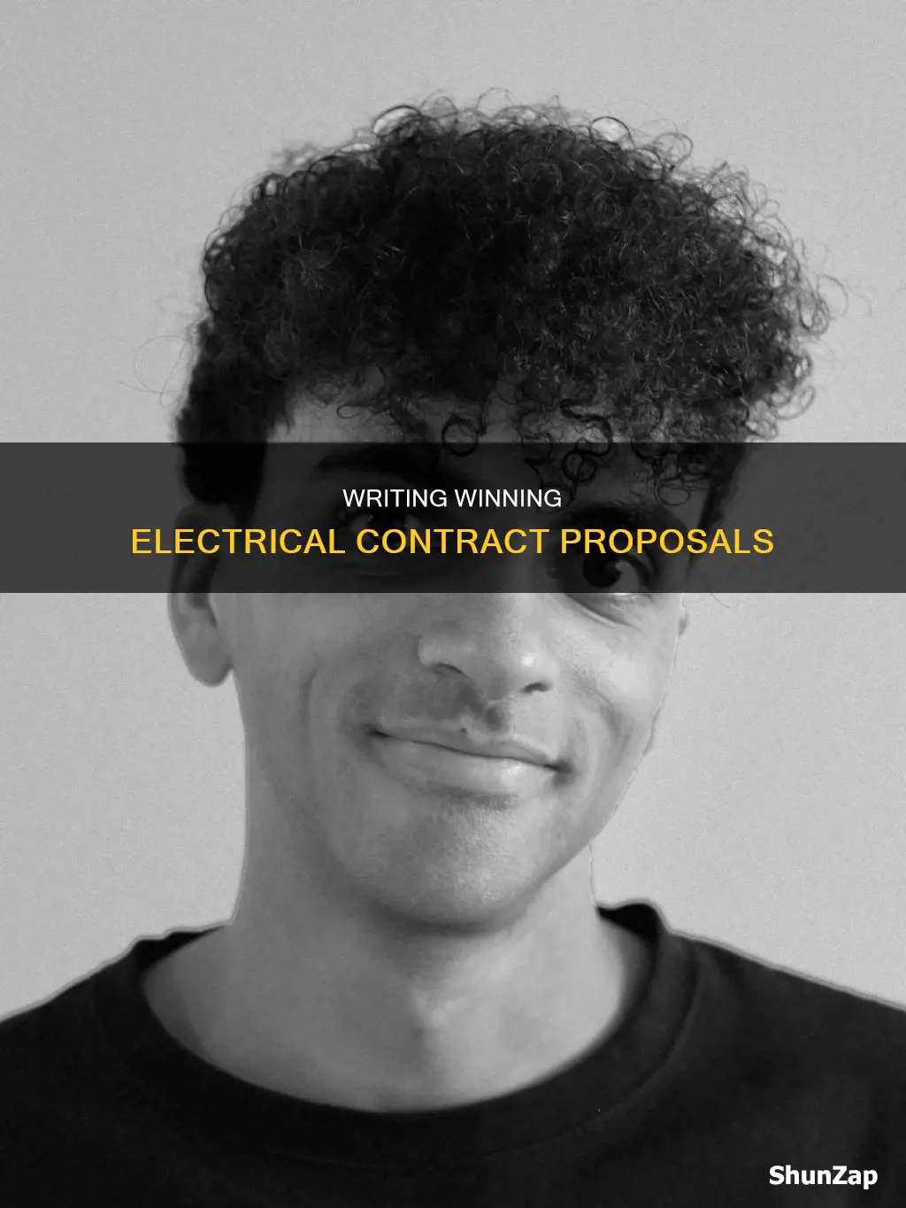 how to write proposals for electrical contract
