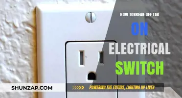 Breaking Off a Tab on an Electrical Switch: Easy DIY Guide
