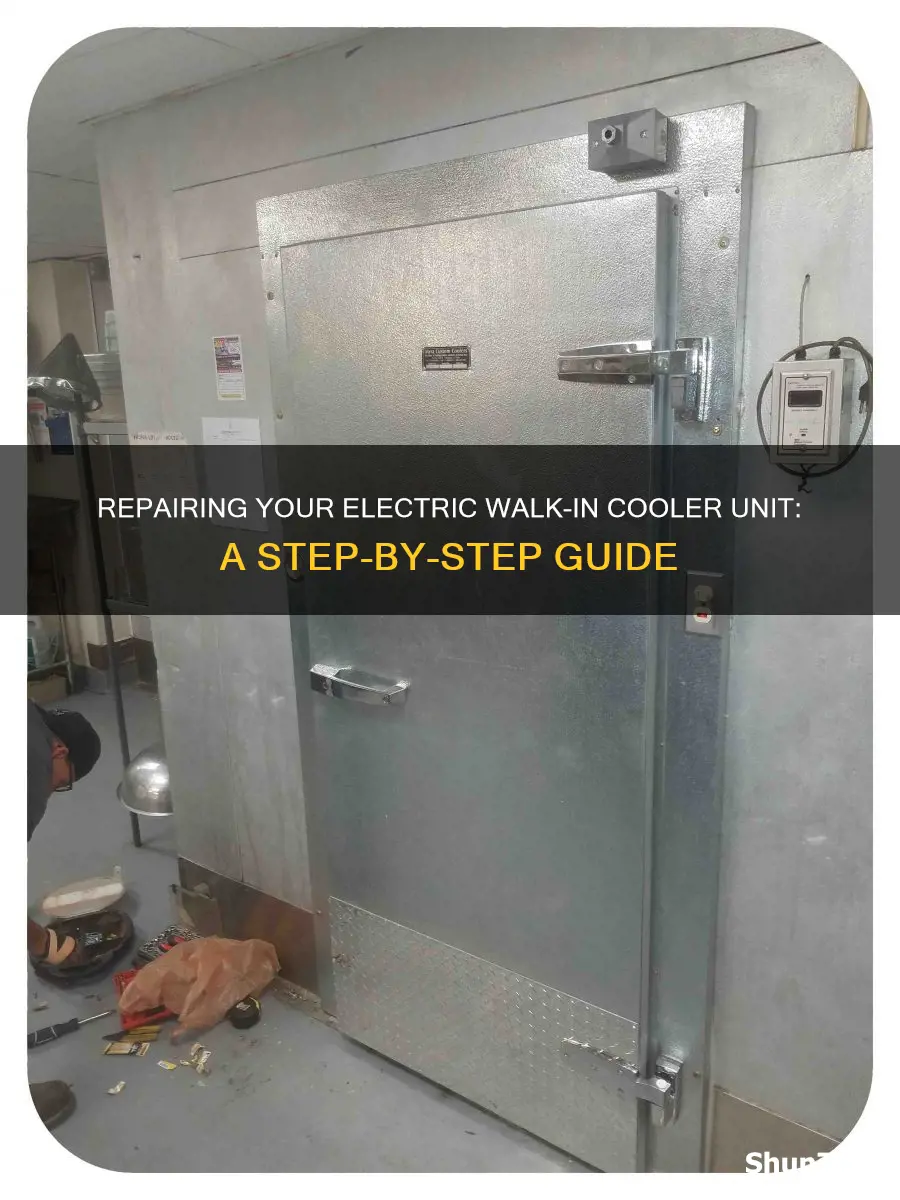 how tofix electric walk in coller unit