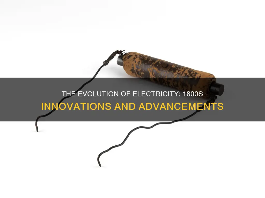 how was electricity made in the 1800s