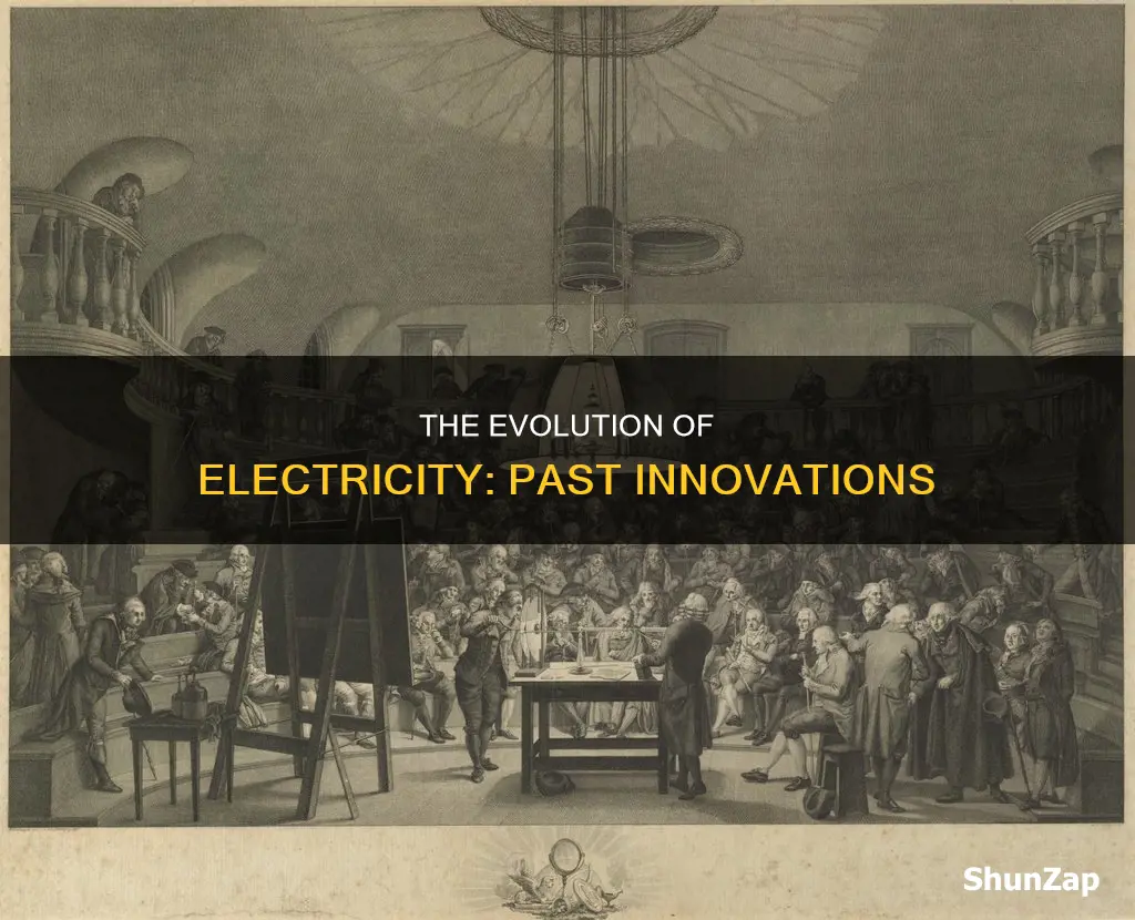 how was electricity made in the past