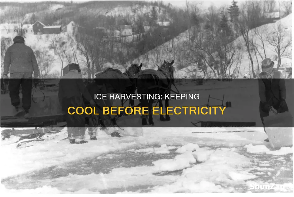 how was ice kept frozen before electricity