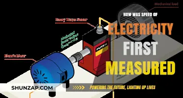 Measuring Electricity Speed: The First Steps
