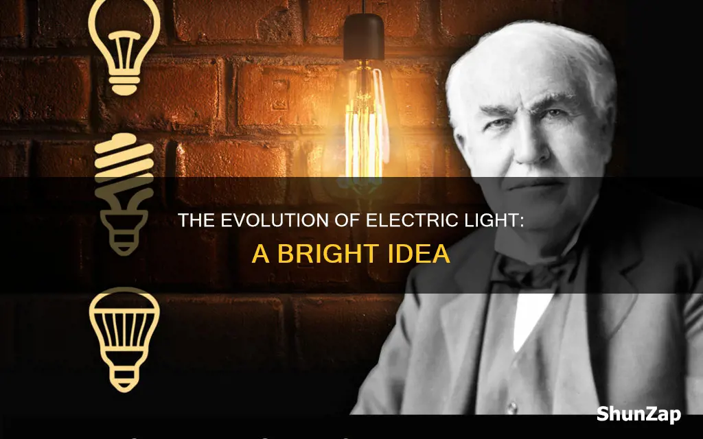 how was the electric light bulb invented
