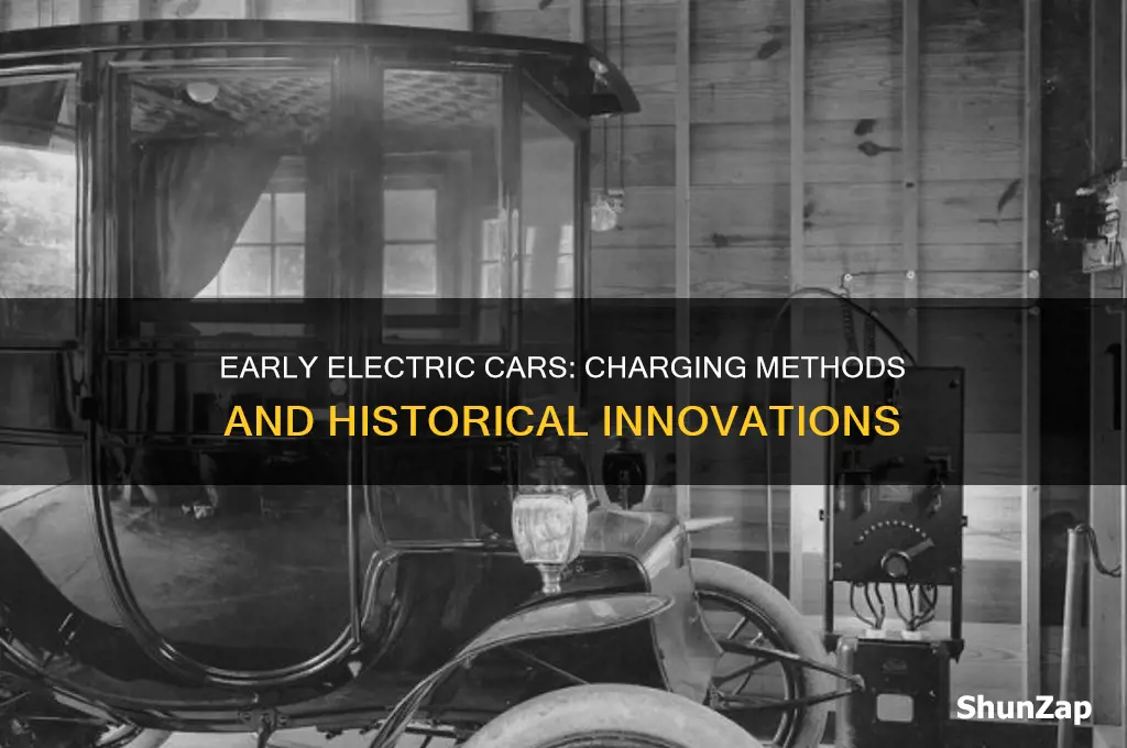 how were early electric cars charge