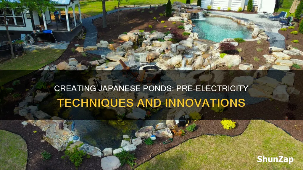 how were japanese ponds made before electricity