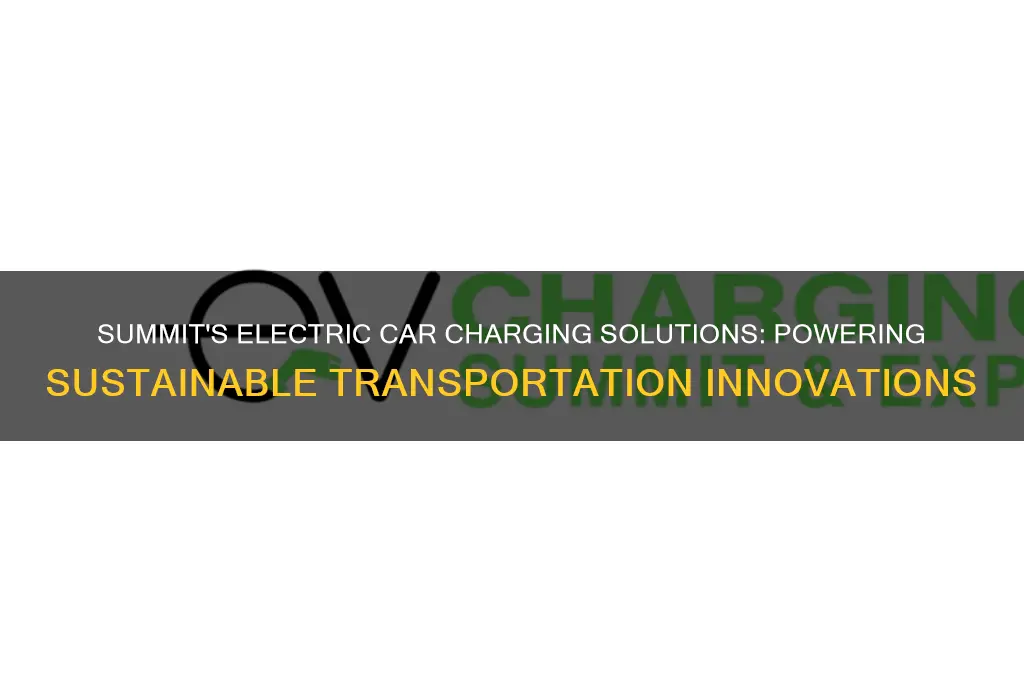 how were the electric cars at the summit charged