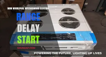 Whirlpool WFE505W0HB: How to Delay Start on Your Range