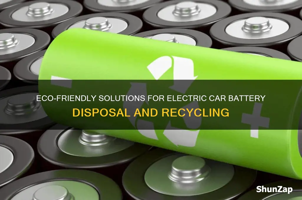 how will batteries from electric cars be disposed of