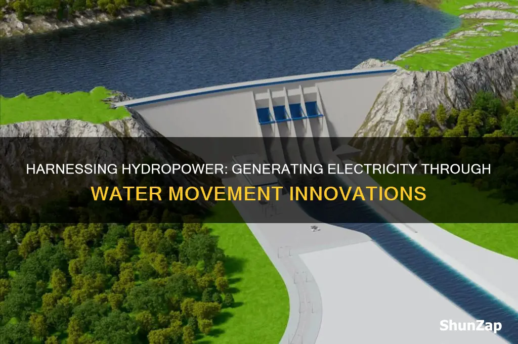 how will hydropower be used to generate electricity by movement