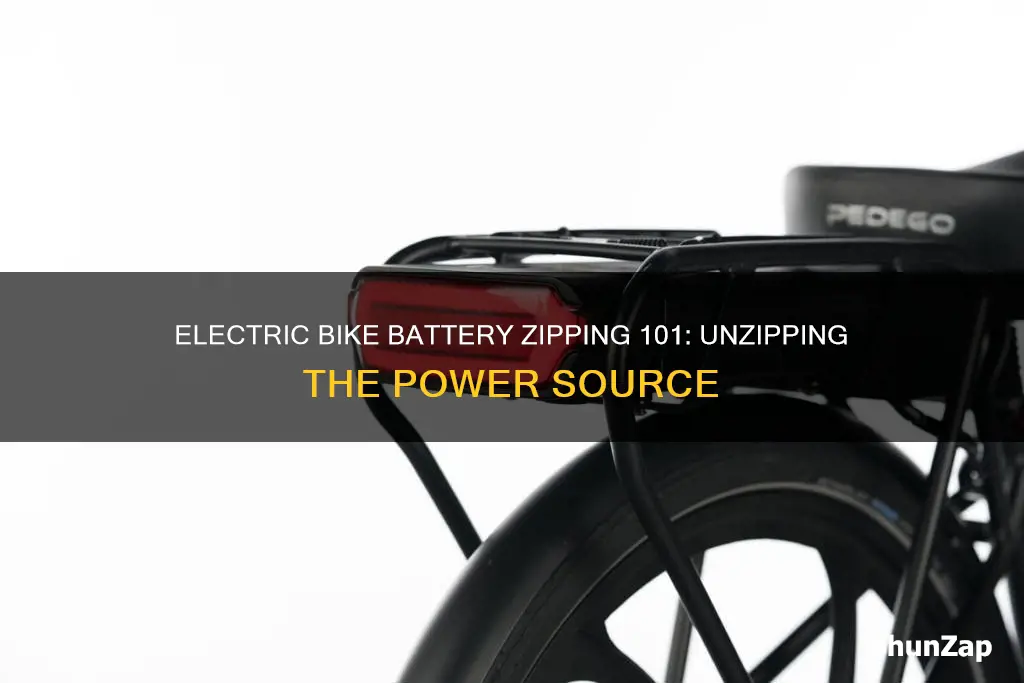 how zip electric bike battery