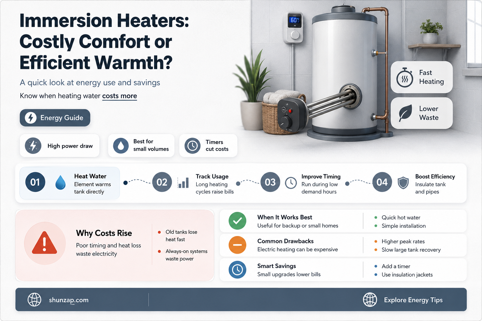 are electric immersion heaters expensive to run