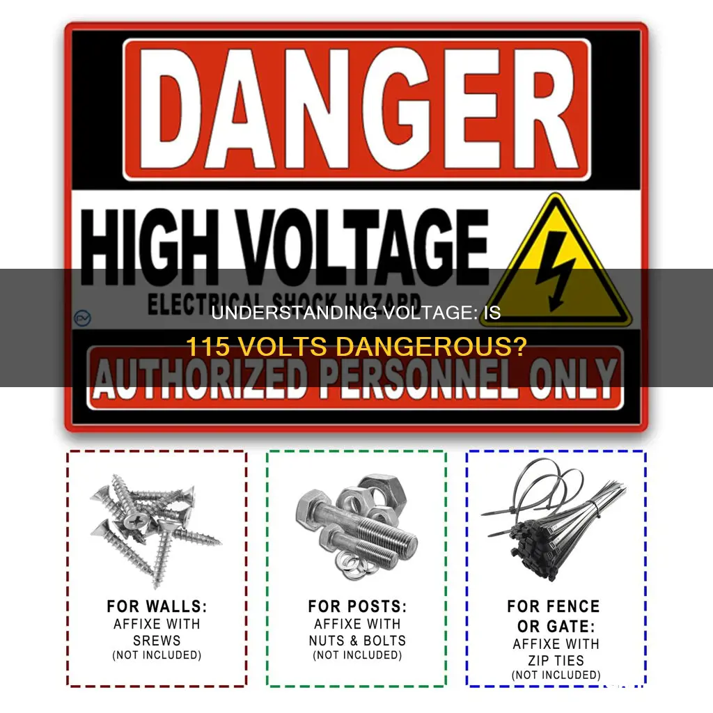 is 115 volts a lot of electricity