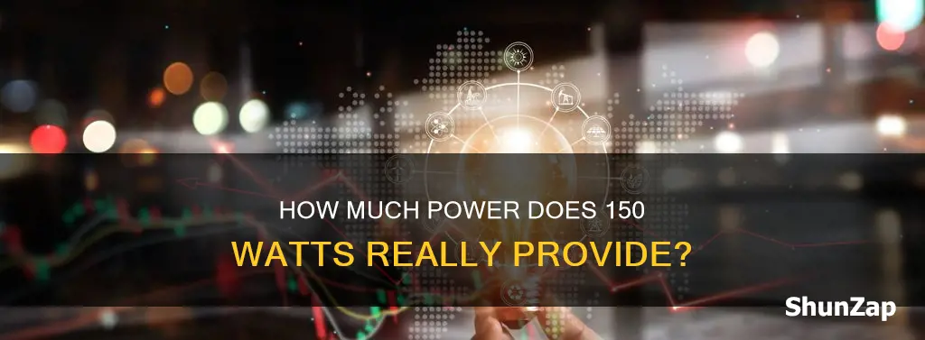 is 150 watts a lot of electricity
