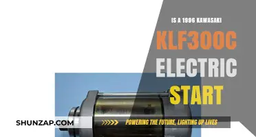 Kawasaki KLF300C: Electric Start in 1996 Models?