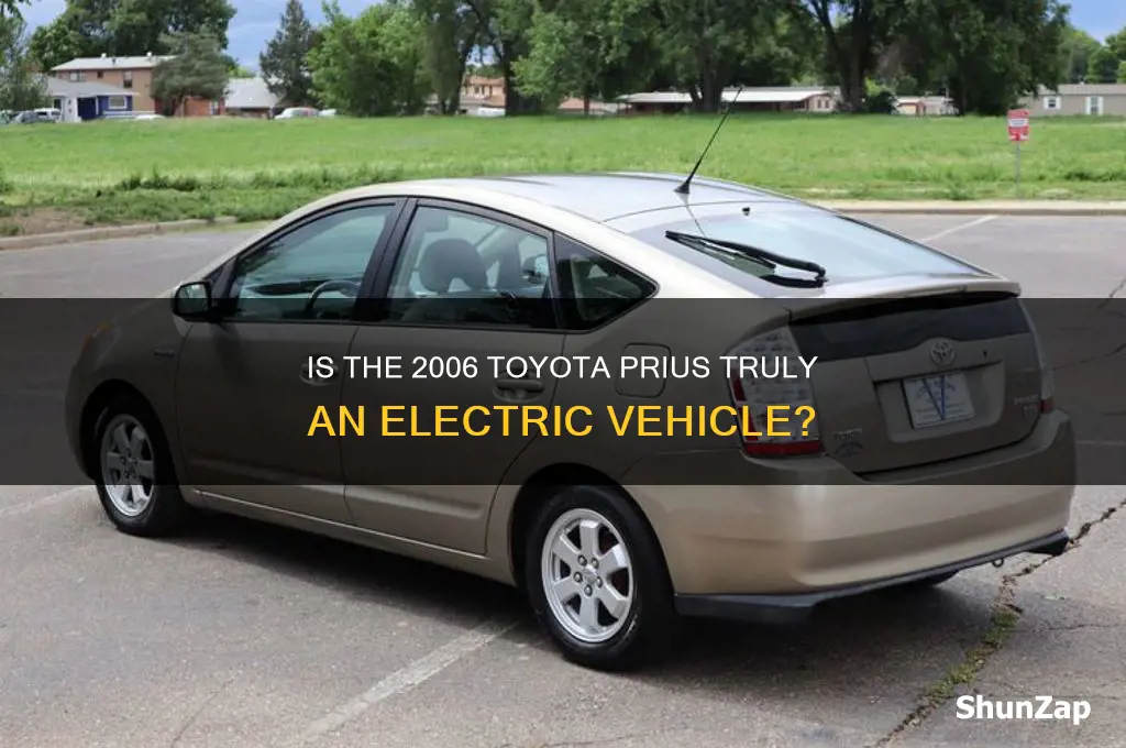 is a 2006 toyota prius an electric car