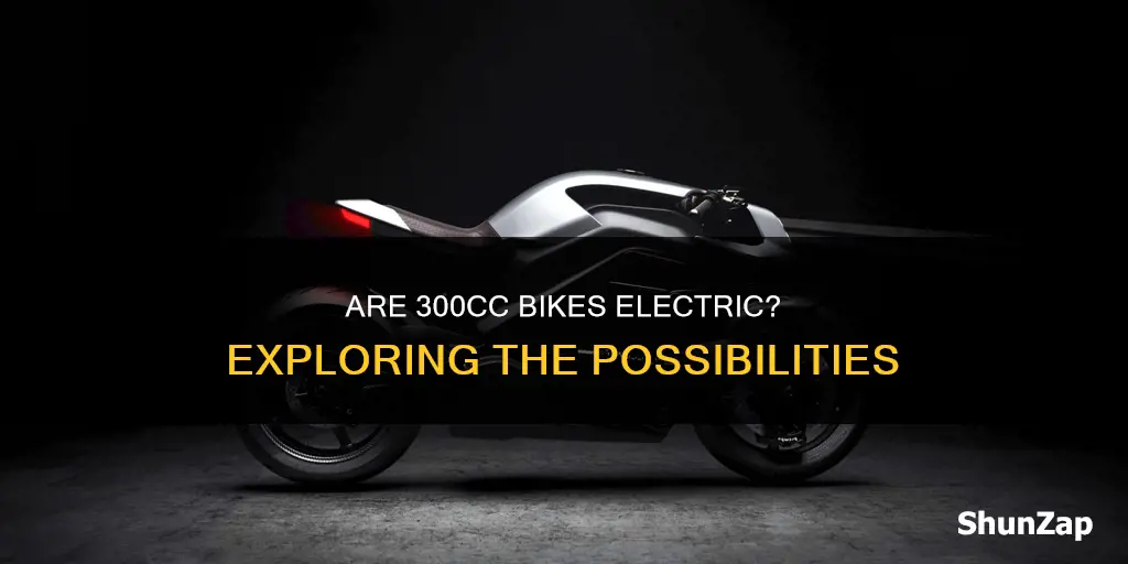 is a 300cc bike electric