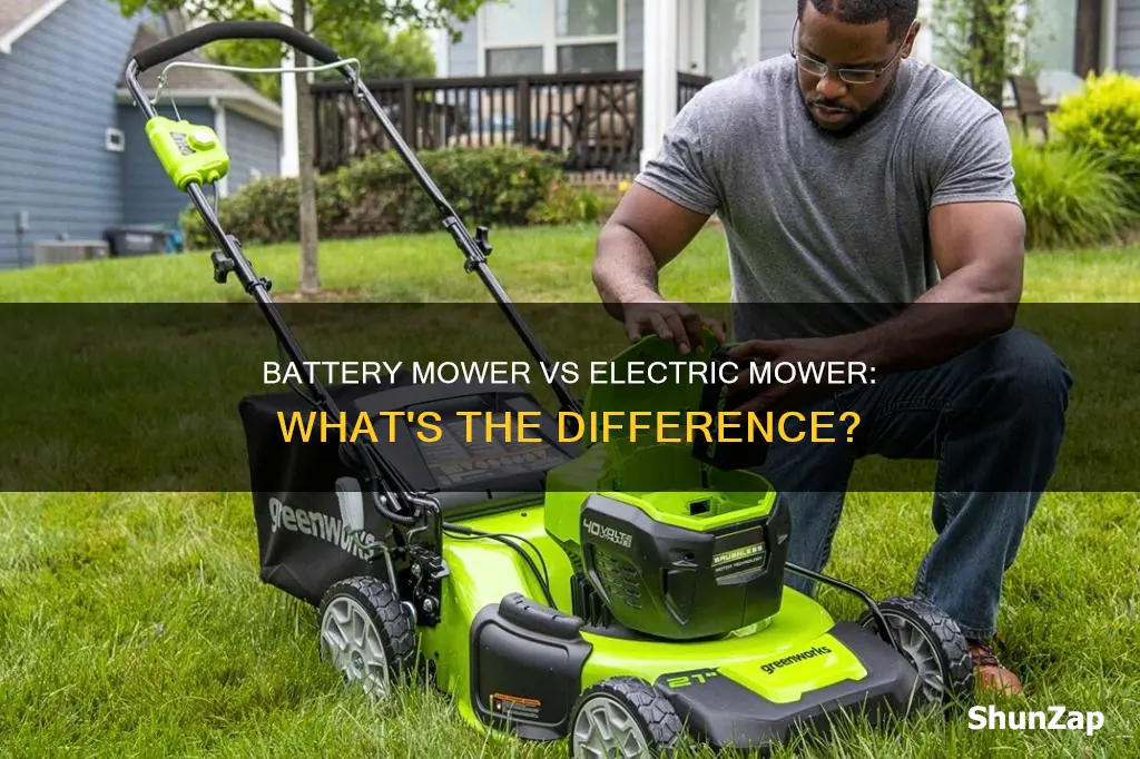 is a battery mower an electric mower