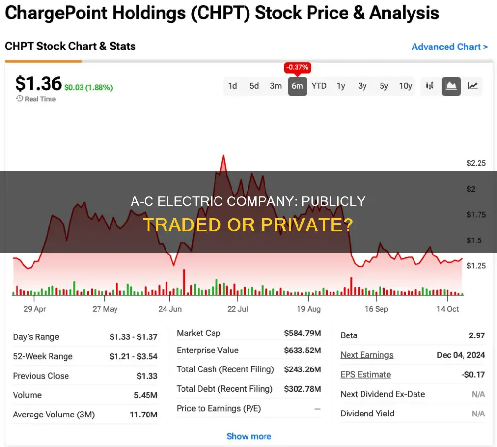 is a-c electric company a publicly traded company