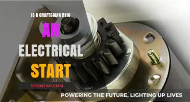 Craftsman R110: Electric Start or Manual Pull?