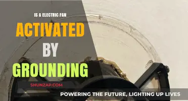 How Does Grounding Activate Electric Fans?