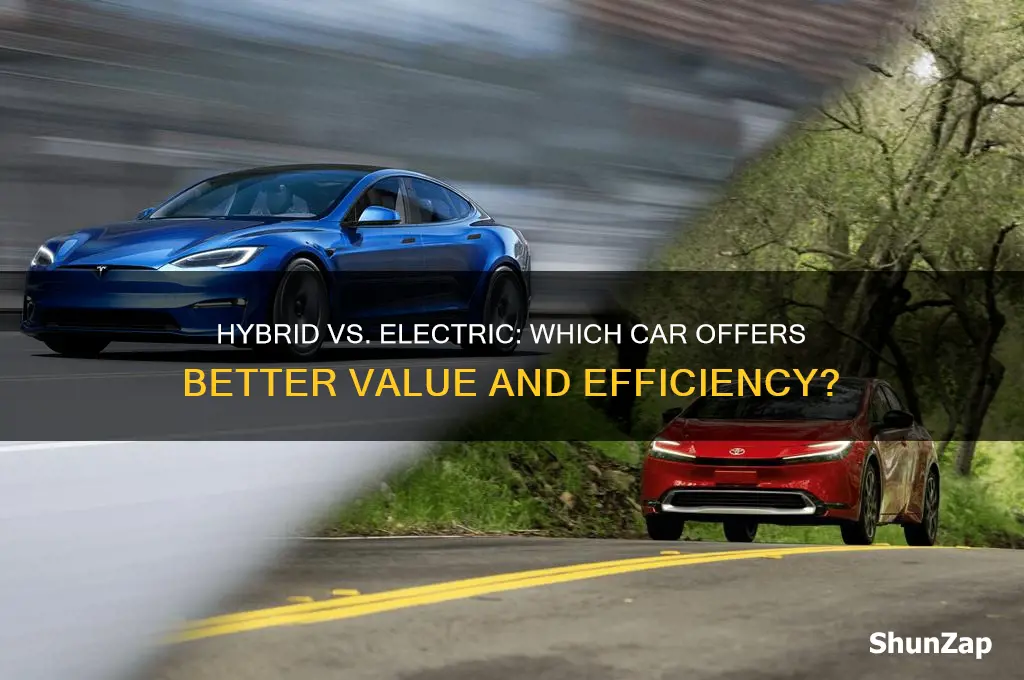 is a hybrid worth more than electric cars