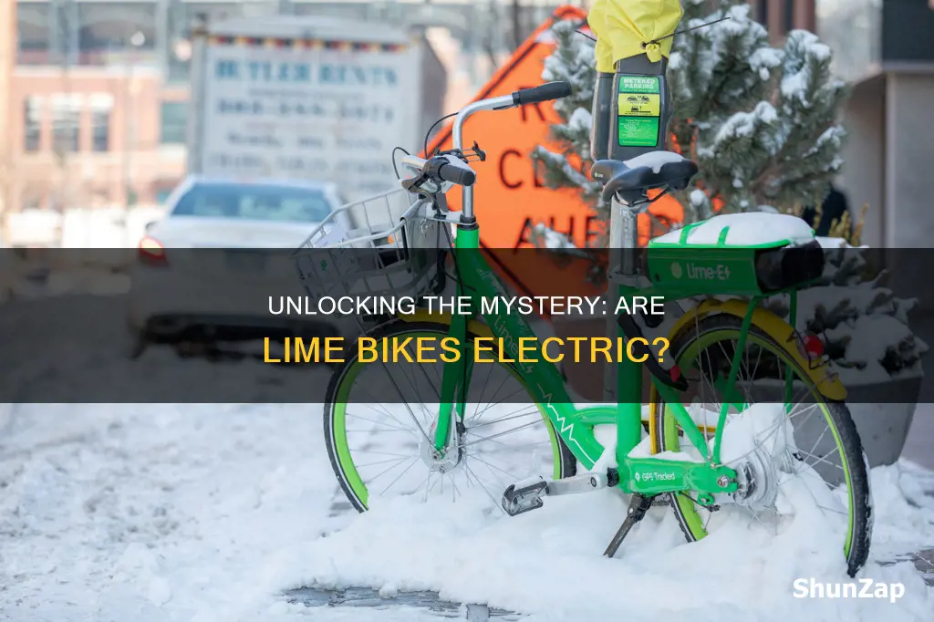 is a lime bike electric