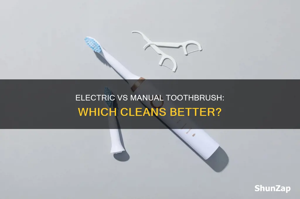 is a manual or electric toothbrush better