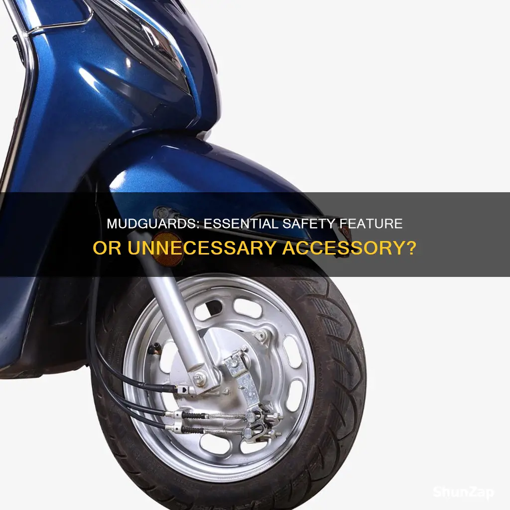 is a mudguard a brake electric scooter
