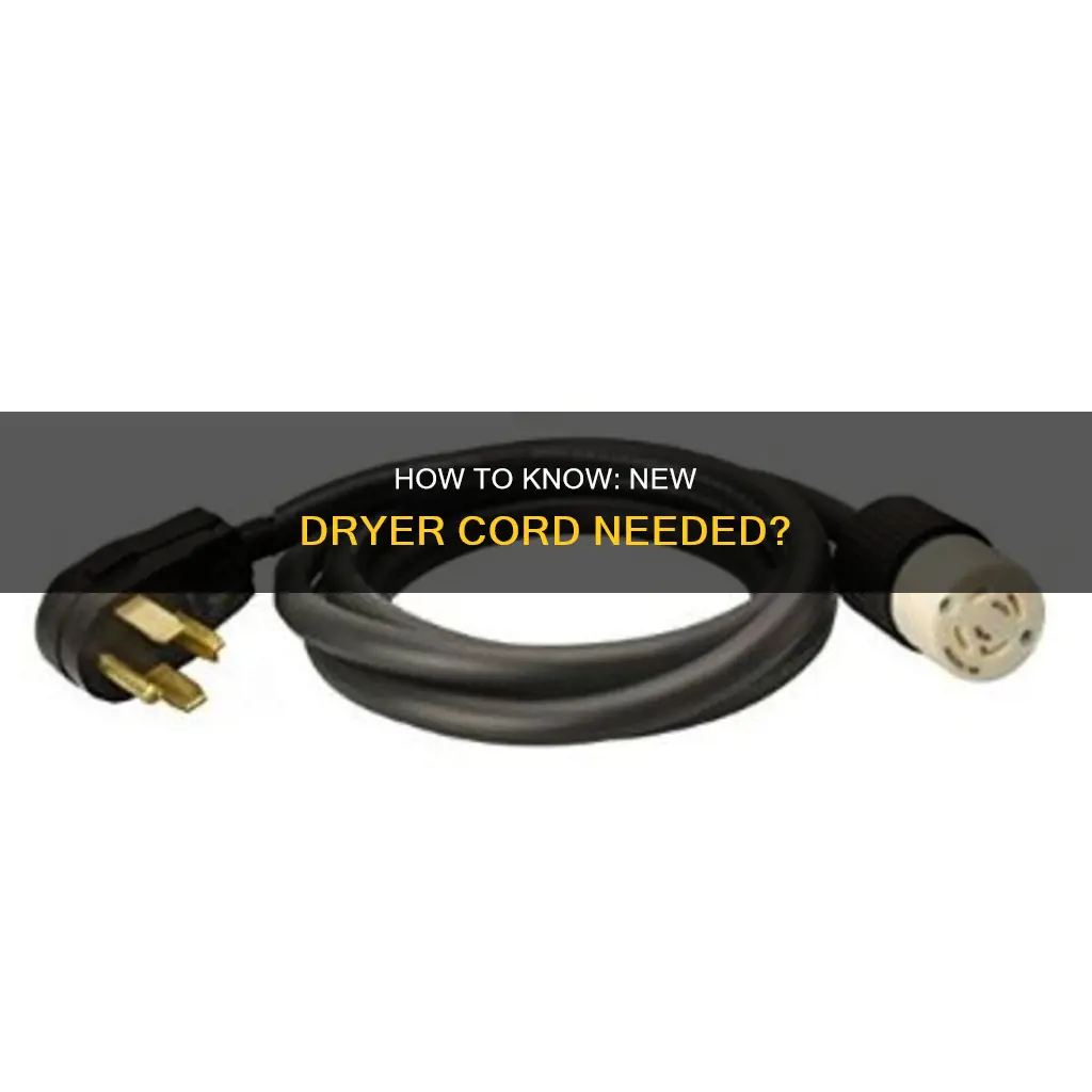 is a new electric dryer cord necessary