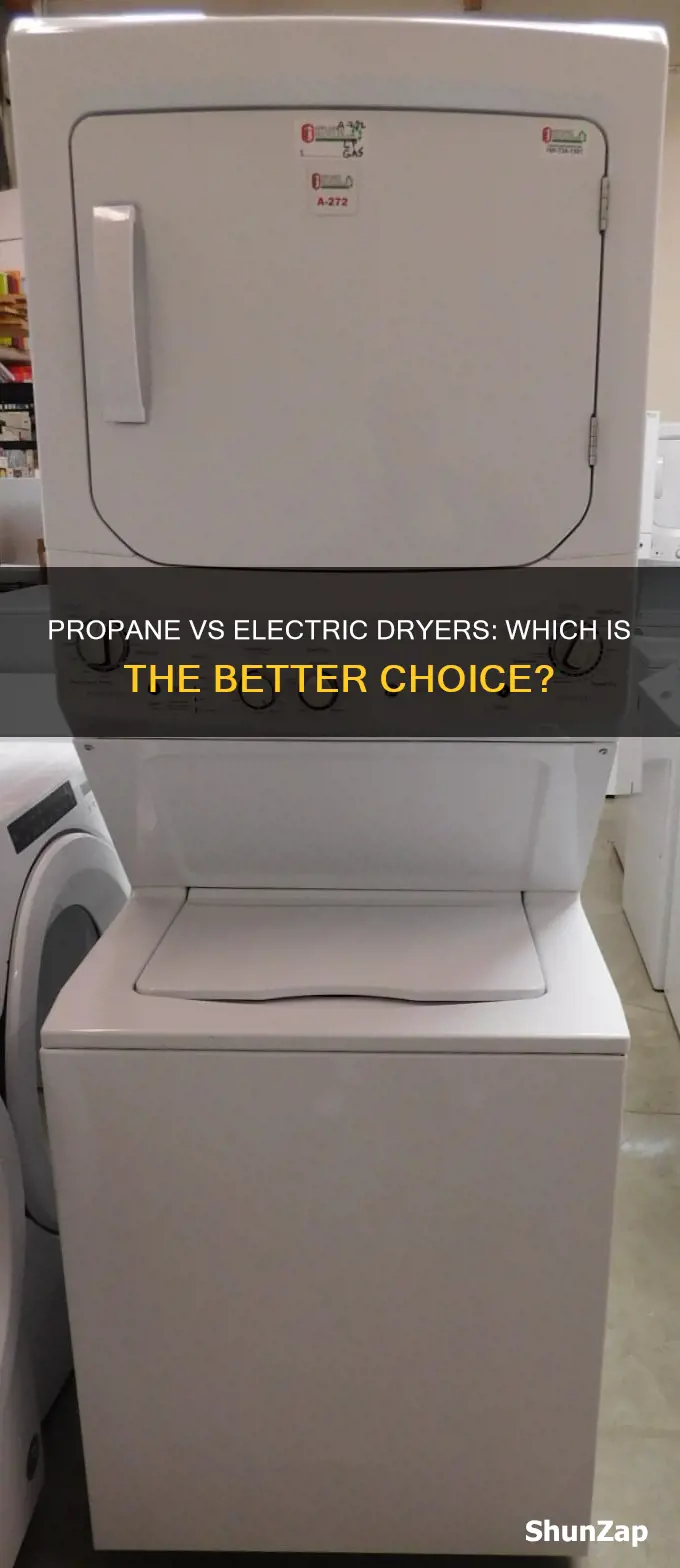 is a propane dryer better than electric