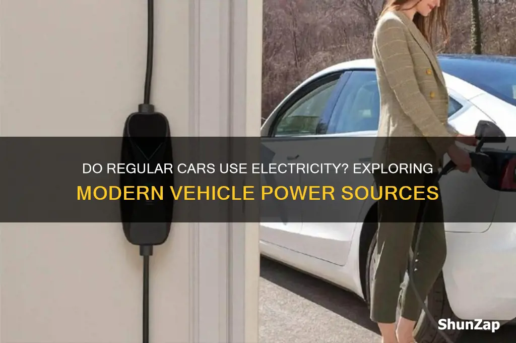 is a regula car use electricity