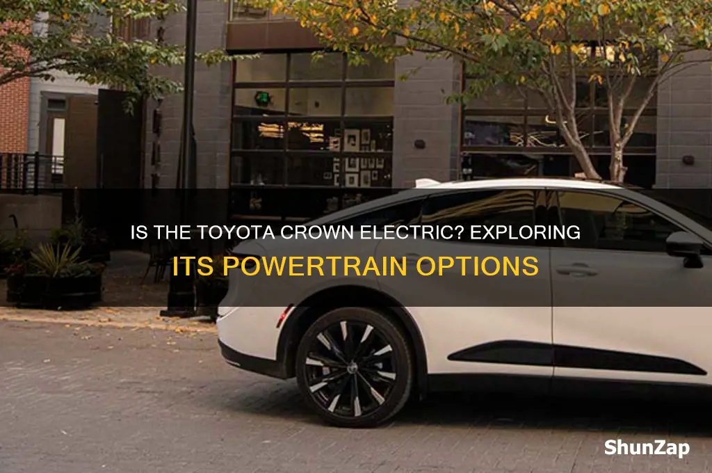 is a toyota crown an electric car