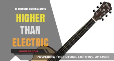 Acoustic Action vs Electric: Which Has Higher Energy?