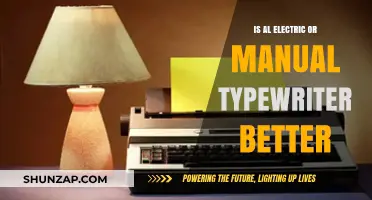 Electric vs Manual Typewriters: Which is Superior?