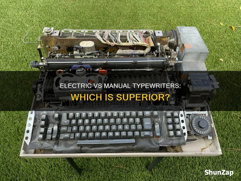 is al electric or manual typewriter better