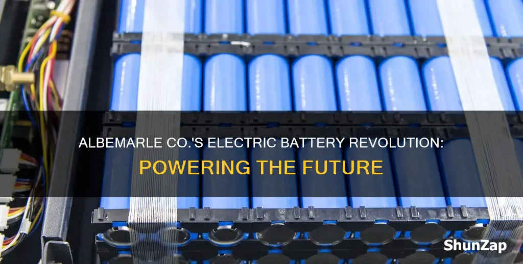 is albemarle co involved with electric batteries