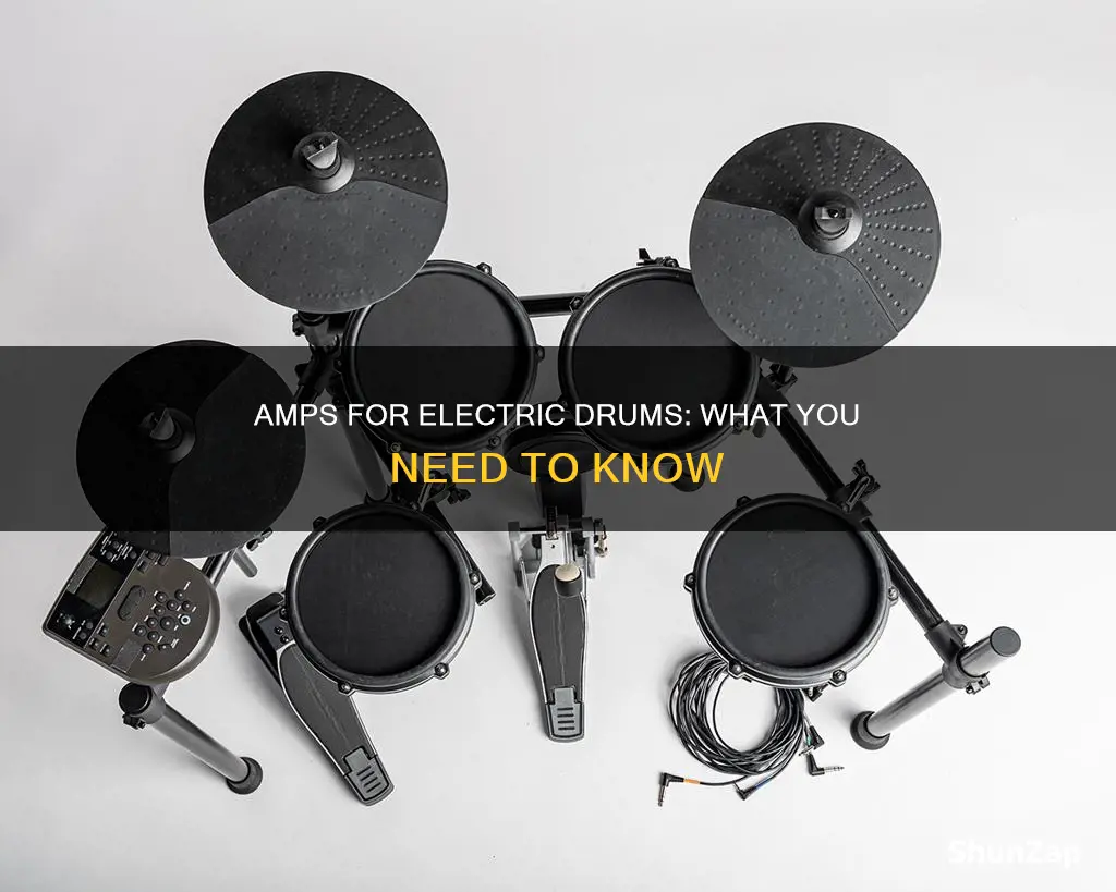 is an amp enough for electric drums